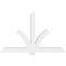Ekena Millwork Redmond Architectural Grade PVC Gable Bracket, 84"W x 52 1/2"H x 6"D x 6"F, 15/12 Pitch GBP084X53X0606RED00 - alternate 4